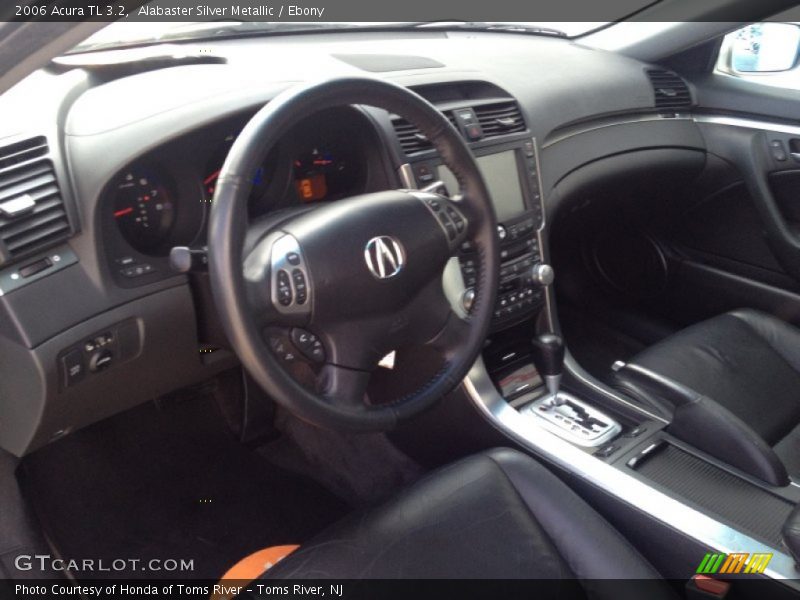 Alabaster Silver Metallic / Ebony 2006 Acura TL 3.2
