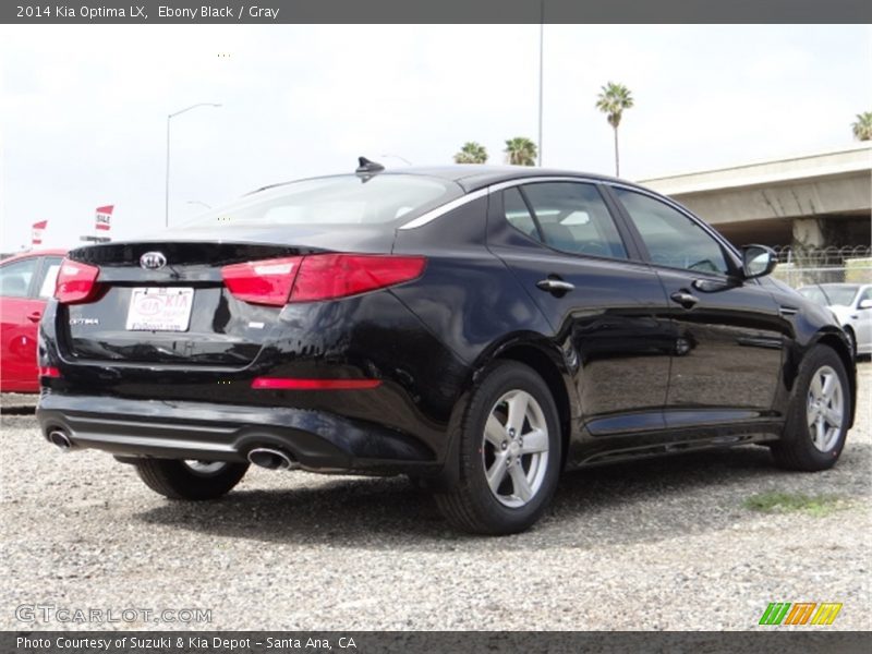 Ebony Black / Gray 2014 Kia Optima LX