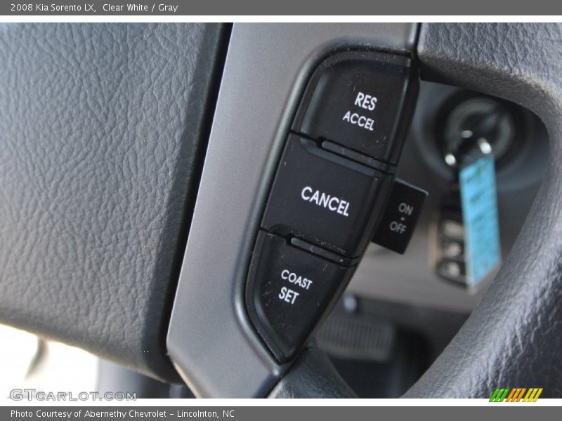 Clear White / Gray 2008 Kia Sorento LX