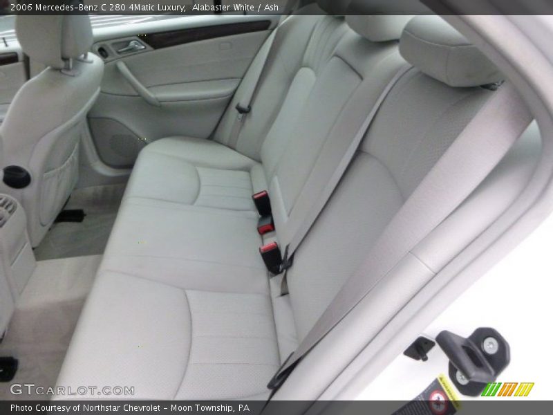 Rear Seat of 2006 C 280 4Matic Luxury