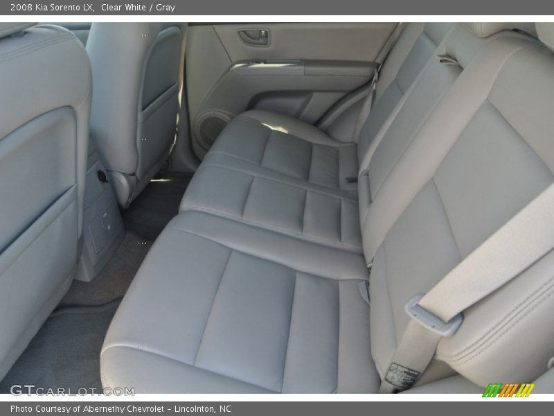 Clear White / Gray 2008 Kia Sorento LX