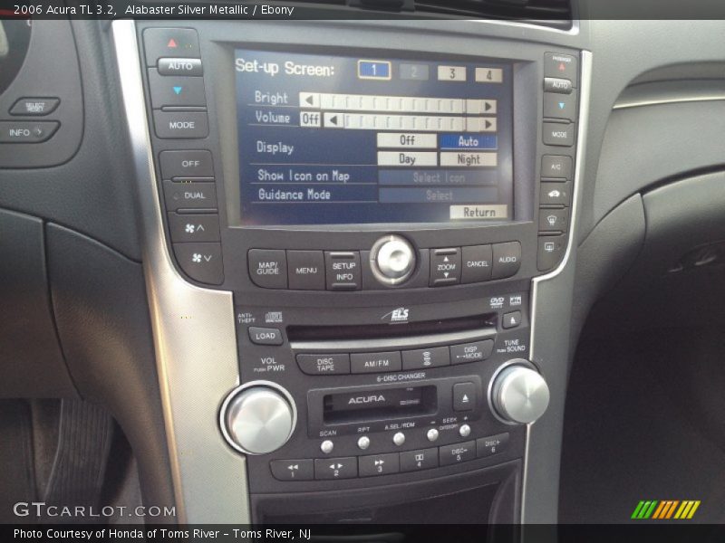 Alabaster Silver Metallic / Ebony 2006 Acura TL 3.2