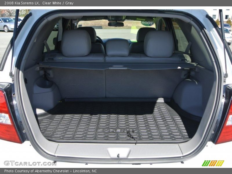 Clear White / Gray 2008 Kia Sorento LX