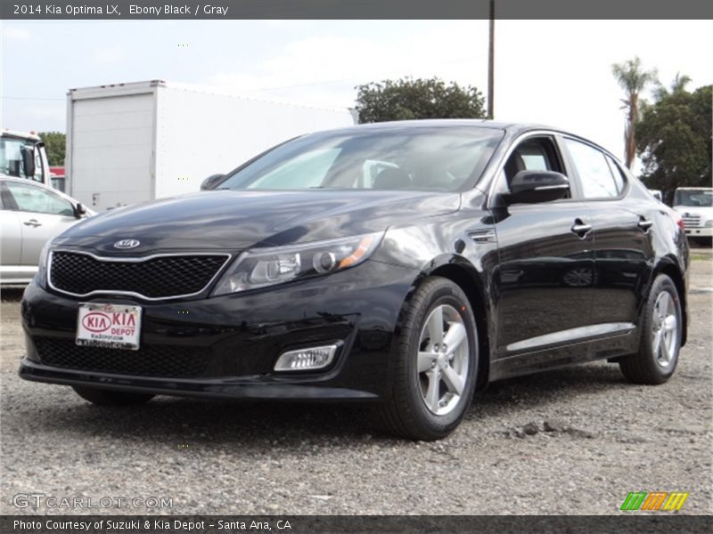 Ebony Black / Gray 2014 Kia Optima LX