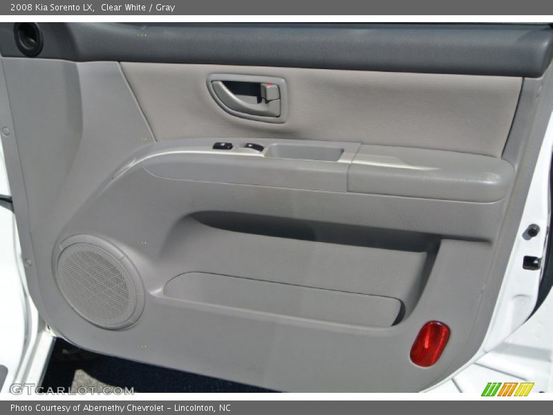 Clear White / Gray 2008 Kia Sorento LX