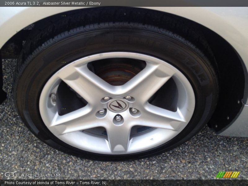 Alabaster Silver Metallic / Ebony 2006 Acura TL 3.2