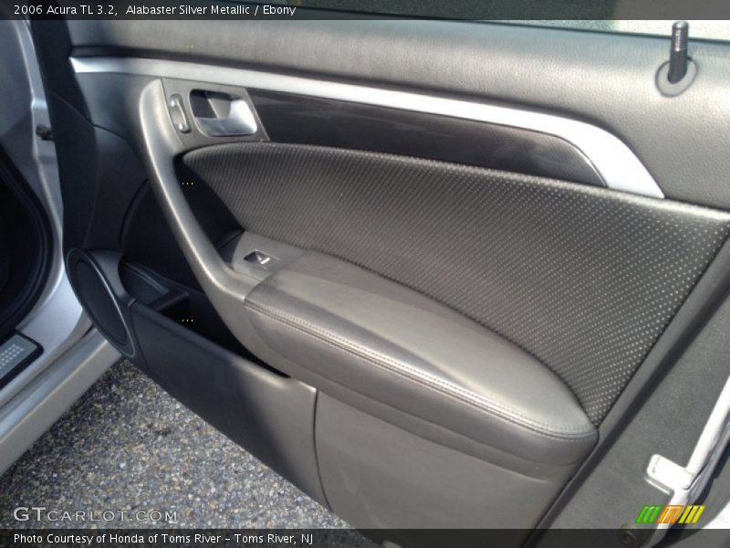 Alabaster Silver Metallic / Ebony 2006 Acura TL 3.2