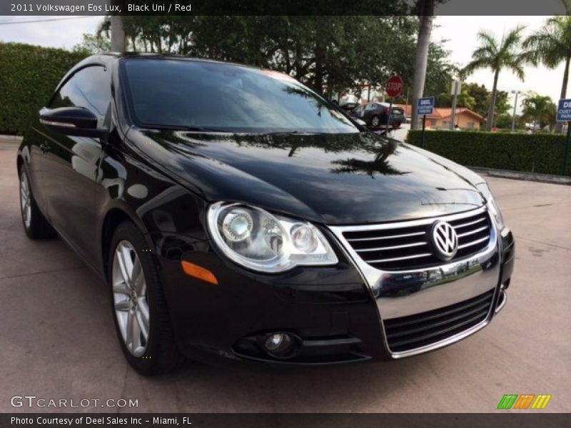 Black Uni / Red 2011 Volkswagen Eos Lux
