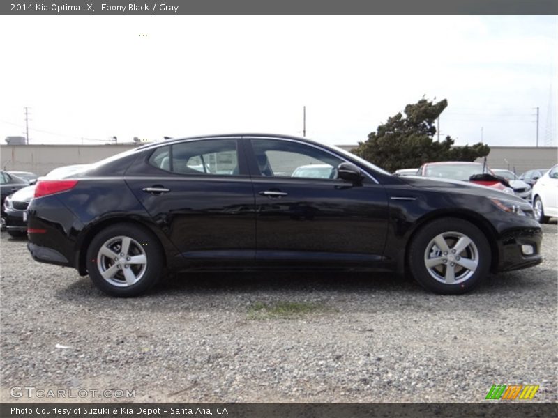 Ebony Black / Gray 2014 Kia Optima LX