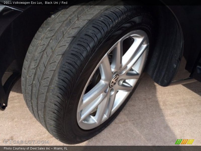 Black Uni / Red 2011 Volkswagen Eos Lux