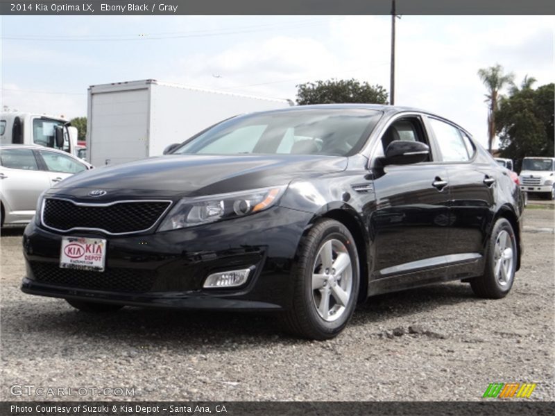 Ebony Black / Gray 2014 Kia Optima LX