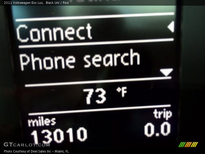 Black Uni / Red 2011 Volkswagen Eos Lux