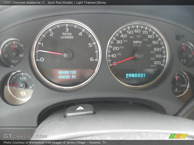 Sport Red Metallic / Light Titanium/Ebony 2007 Chevrolet Avalanche LT