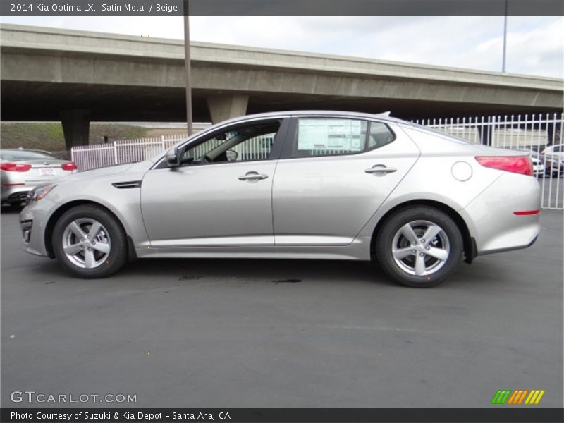 Satin Metal / Beige 2014 Kia Optima LX