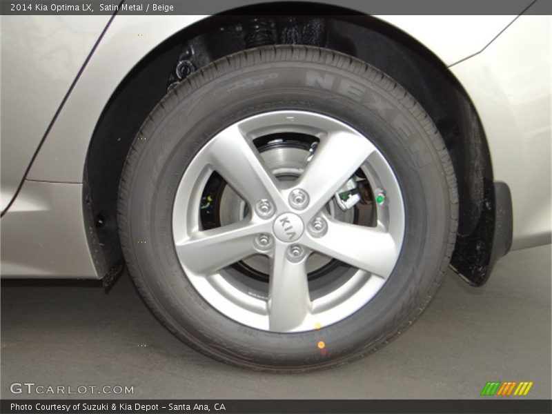 Satin Metal / Beige 2014 Kia Optima LX