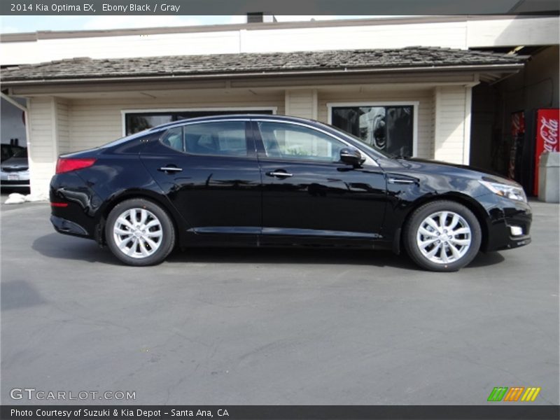 Ebony Black / Gray 2014 Kia Optima EX