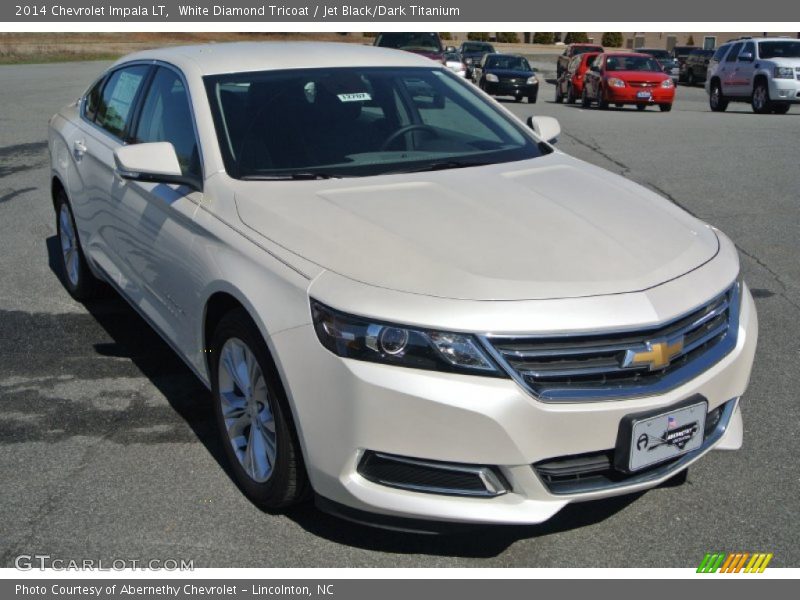 White Diamond Tricoat / Jet Black/Dark Titanium 2014 Chevrolet Impala LT