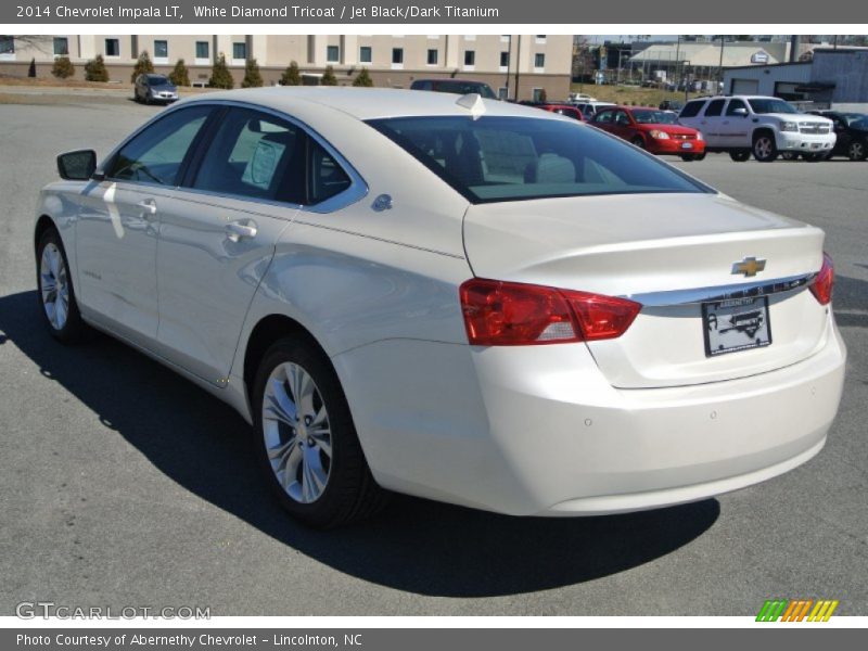 White Diamond Tricoat / Jet Black/Dark Titanium 2014 Chevrolet Impala LT