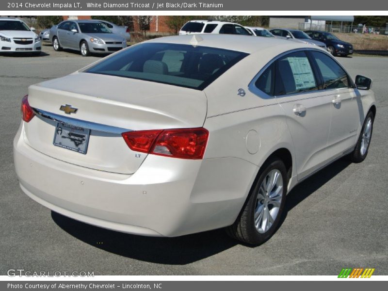 White Diamond Tricoat / Jet Black/Dark Titanium 2014 Chevrolet Impala LT