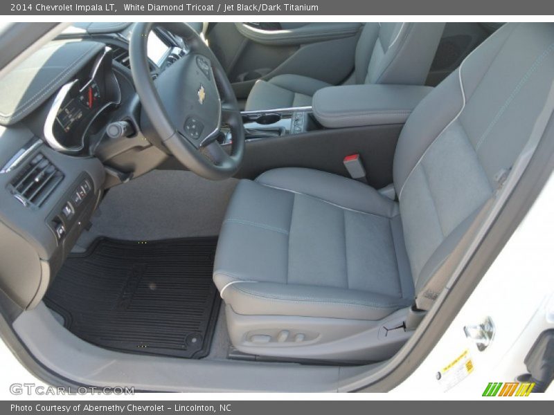 White Diamond Tricoat / Jet Black/Dark Titanium 2014 Chevrolet Impala LT