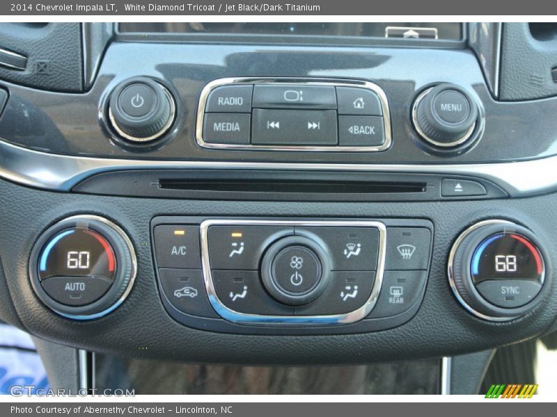 White Diamond Tricoat / Jet Black/Dark Titanium 2014 Chevrolet Impala LT