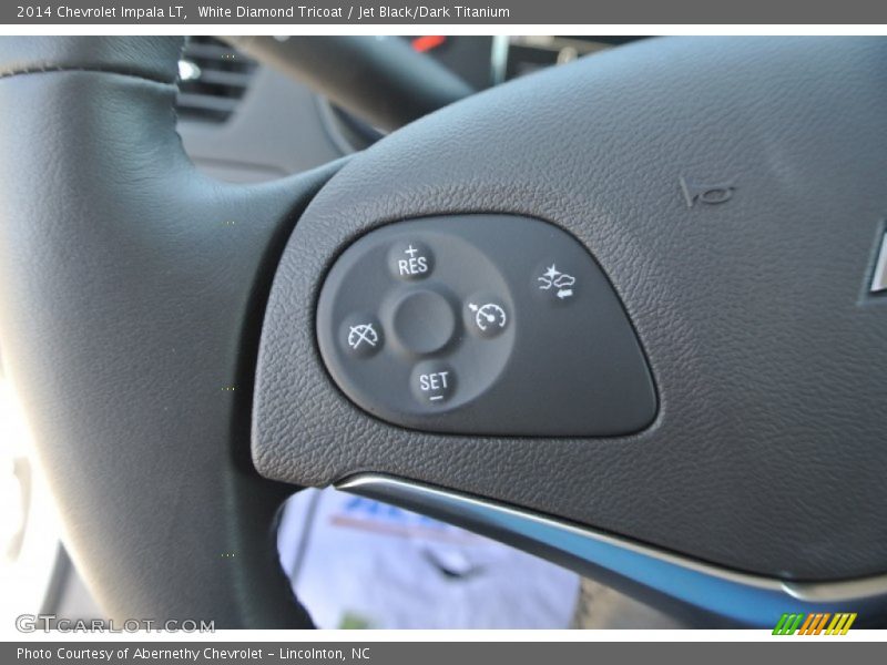 White Diamond Tricoat / Jet Black/Dark Titanium 2014 Chevrolet Impala LT