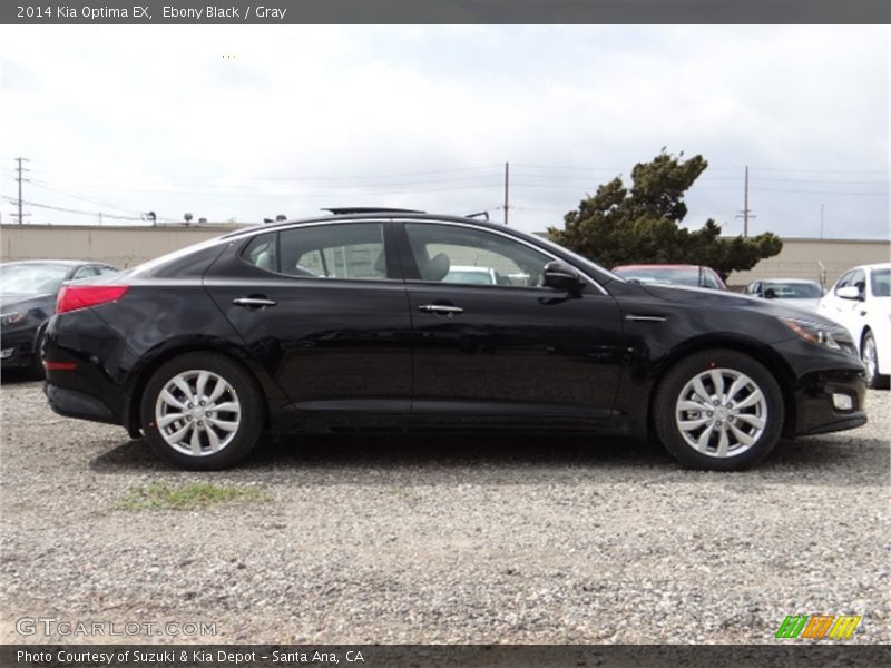 Ebony Black / Gray 2014 Kia Optima EX