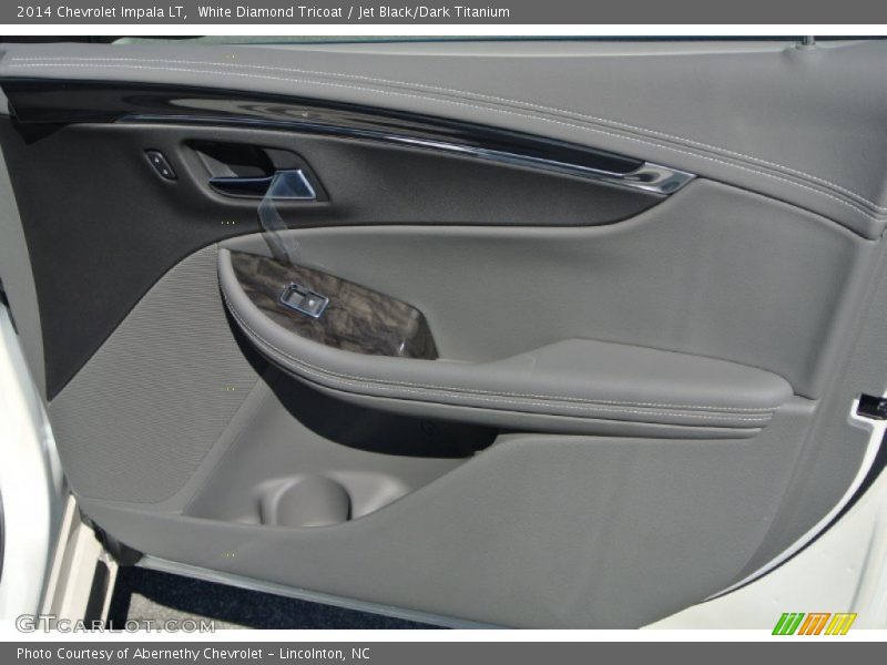 White Diamond Tricoat / Jet Black/Dark Titanium 2014 Chevrolet Impala LT
