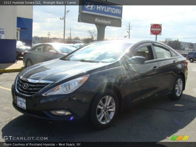 Midnight Black / Camel 2013 Hyundai Sonata GLS
