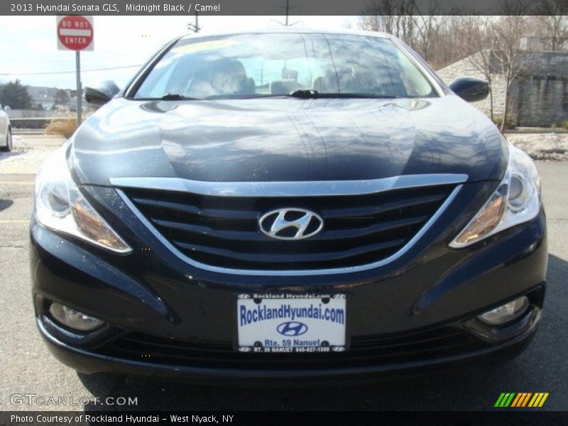 Midnight Black / Camel 2013 Hyundai Sonata GLS