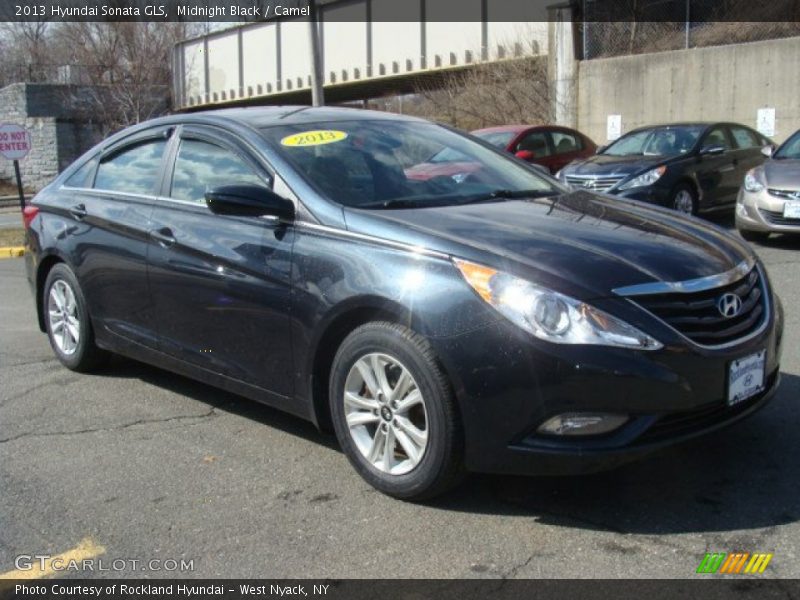 Midnight Black / Camel 2013 Hyundai Sonata GLS