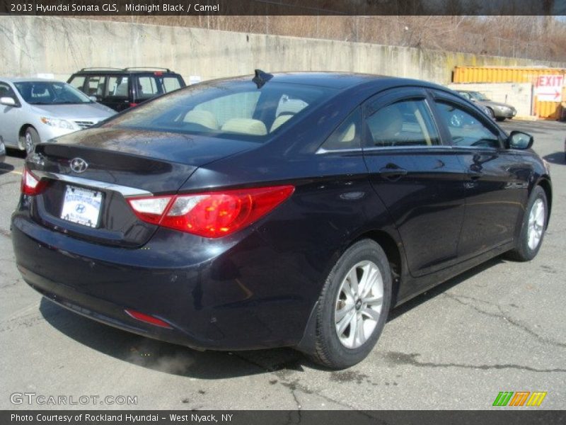 Midnight Black / Camel 2013 Hyundai Sonata GLS