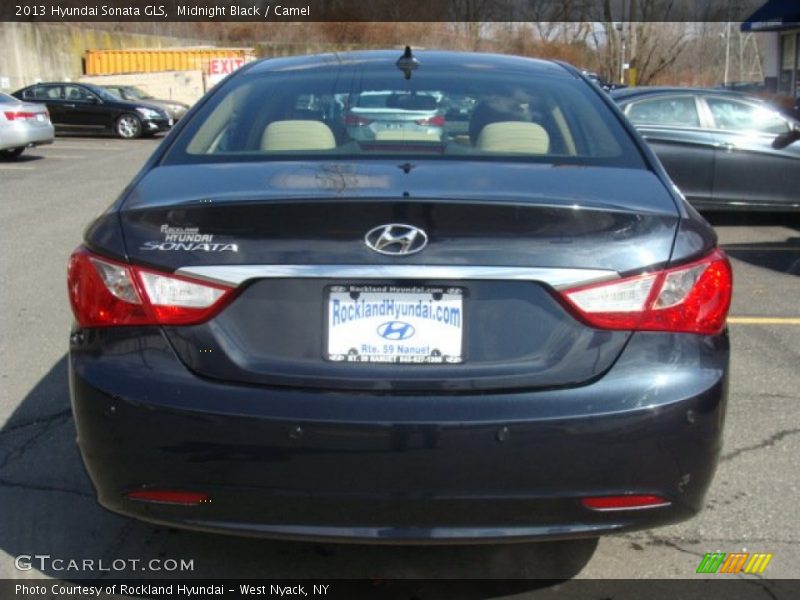 Midnight Black / Camel 2013 Hyundai Sonata GLS