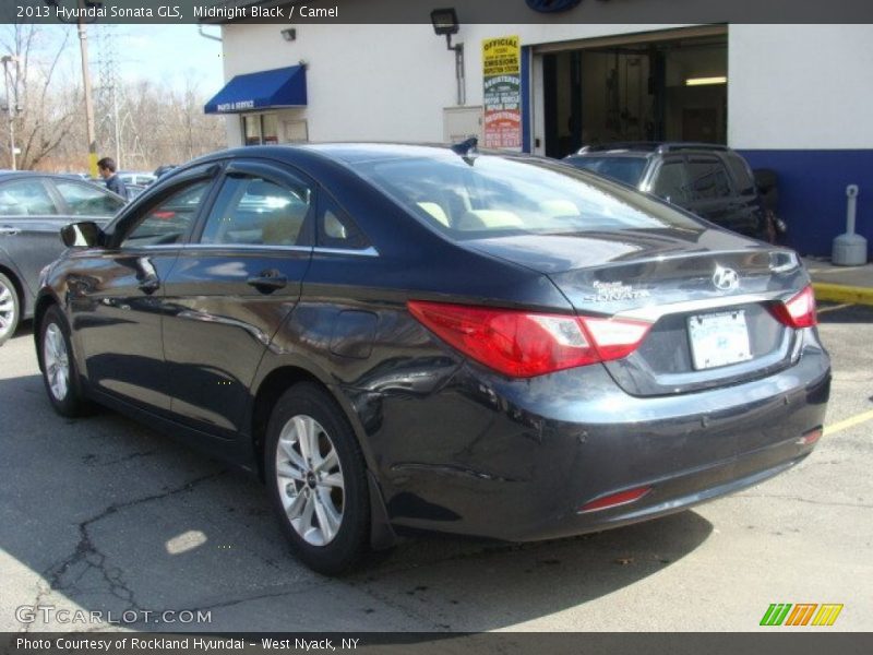 Midnight Black / Camel 2013 Hyundai Sonata GLS