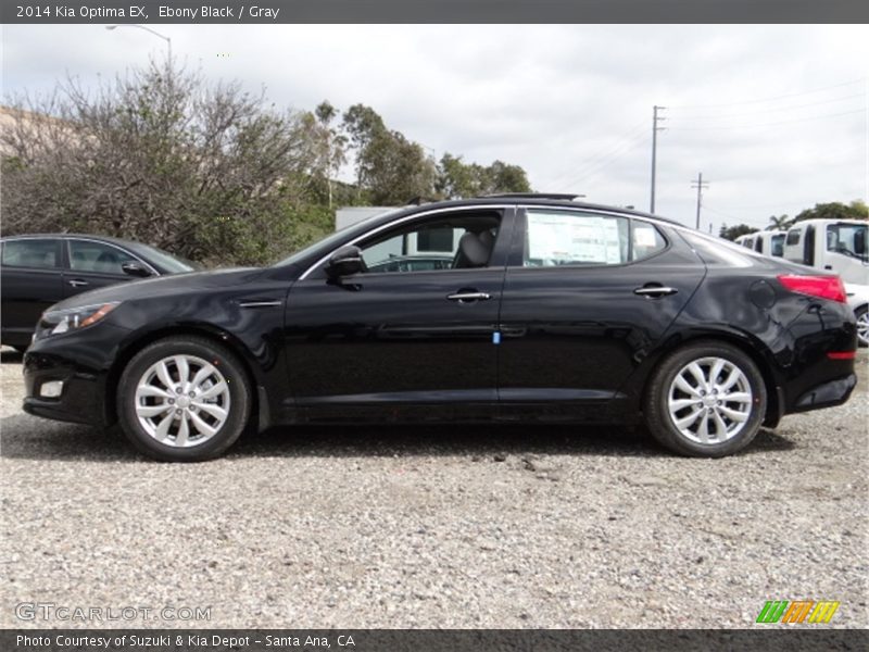 Ebony Black / Gray 2014 Kia Optima EX