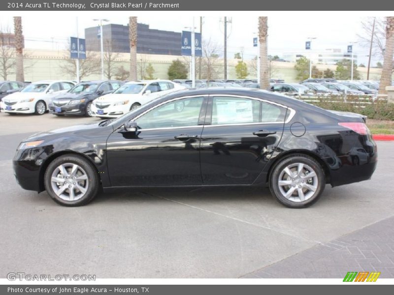 Crystal Black Pearl / Parchment 2014 Acura TL Technology