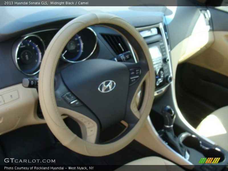 Midnight Black / Camel 2013 Hyundai Sonata GLS