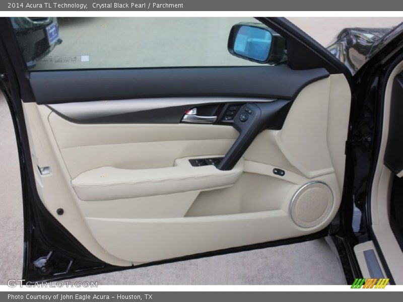 Crystal Black Pearl / Parchment 2014 Acura TL Technology