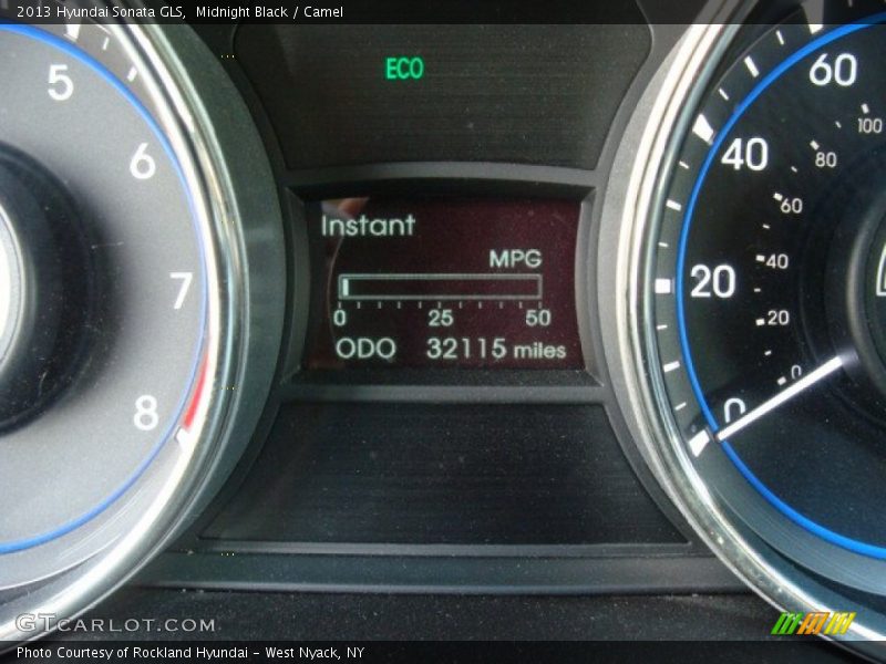 Midnight Black / Camel 2013 Hyundai Sonata GLS