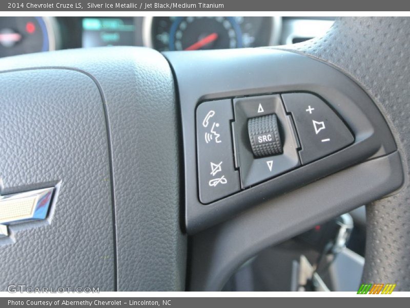 Silver Ice Metallic / Jet Black/Medium Titanium 2014 Chevrolet Cruze LS