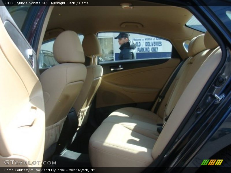 Midnight Black / Camel 2013 Hyundai Sonata GLS