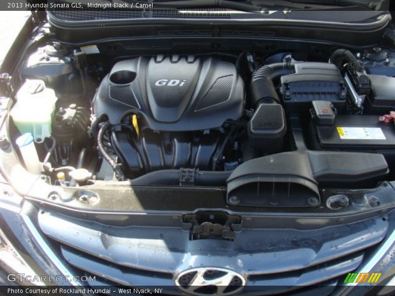Midnight Black / Camel 2013 Hyundai Sonata GLS