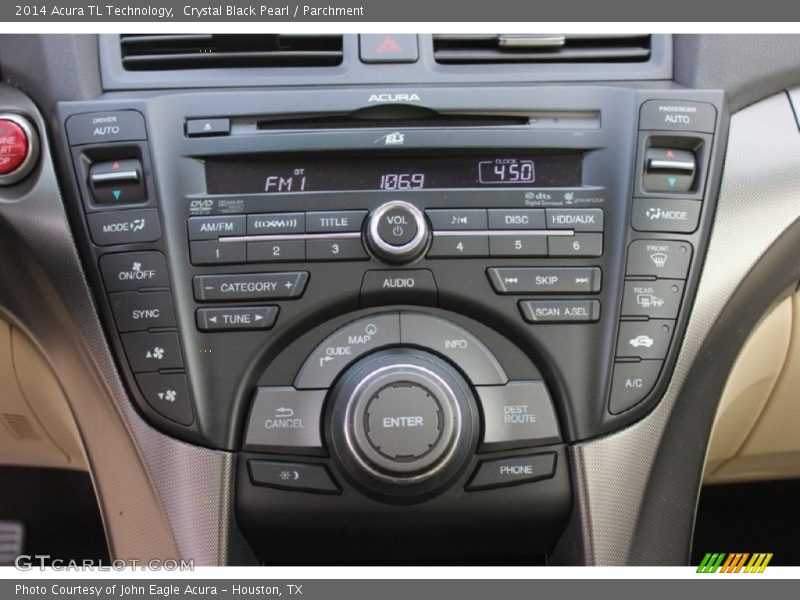 Crystal Black Pearl / Parchment 2014 Acura TL Technology