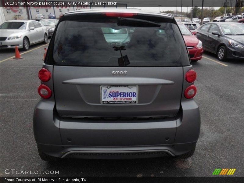 Gray Metallic / Design Black 2013 Smart fortwo passion coupe