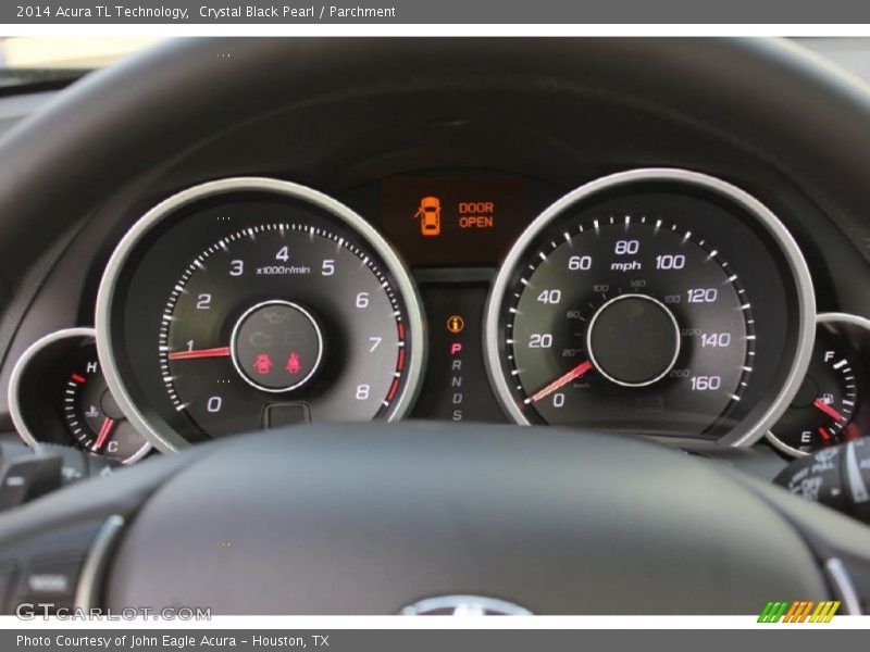 Crystal Black Pearl / Parchment 2014 Acura TL Technology