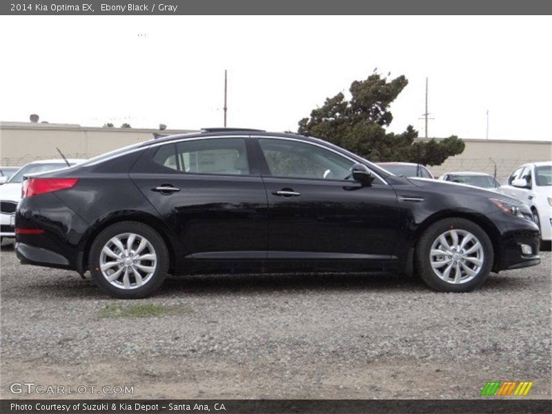 Ebony Black / Gray 2014 Kia Optima EX
