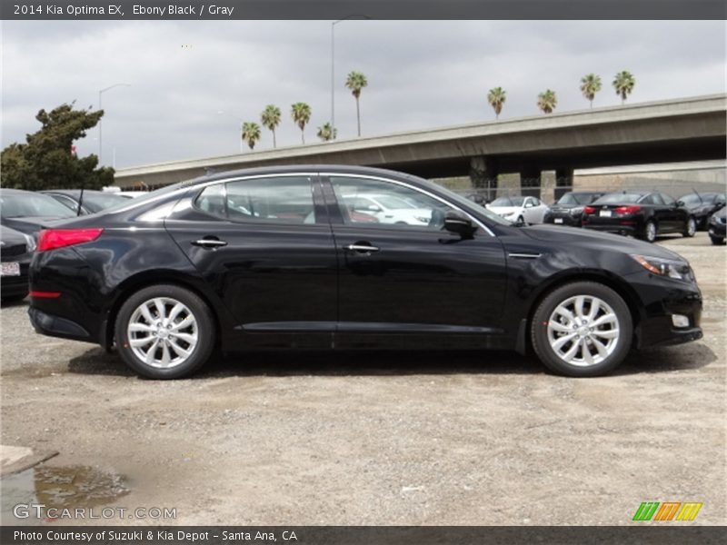 Ebony Black / Gray 2014 Kia Optima EX