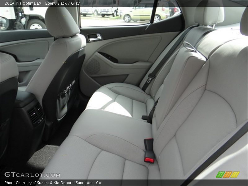 Ebony Black / Gray 2014 Kia Optima EX