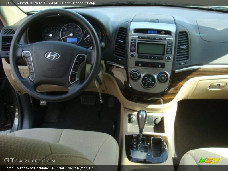 Cabo Bronze / Beige 2012 Hyundai Santa Fe GLS AWD