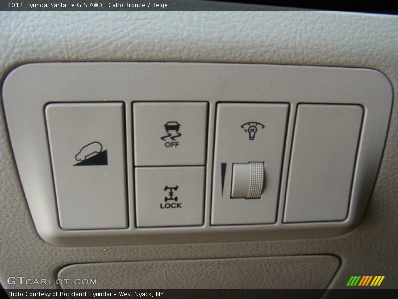 Cabo Bronze / Beige 2012 Hyundai Santa Fe GLS AWD